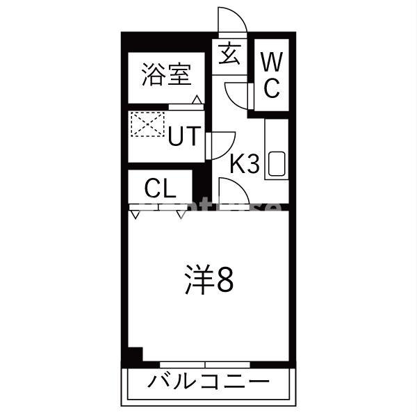 マンション ミューズ 雅の間取り