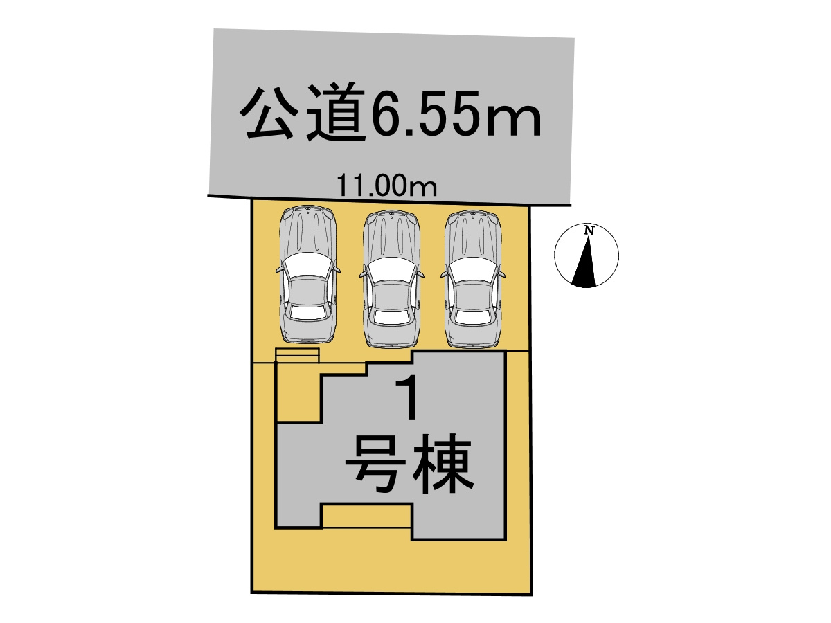 リーブルガーデン　各務原市那加琴が丘町　全1区画分譲の区画図|■区画図
■YAMADA電機の　ヤマダ不動産　株式会社リライフ　
いつでもお問合わせ下さい。
