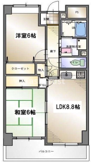 【間取り】 | サンシード城東