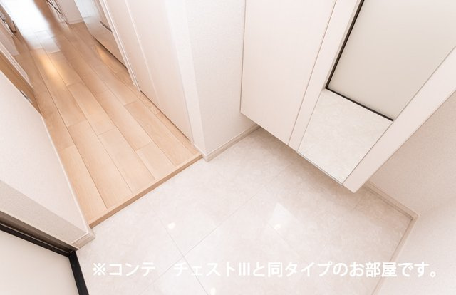 ホワイトタウンＢの玄関