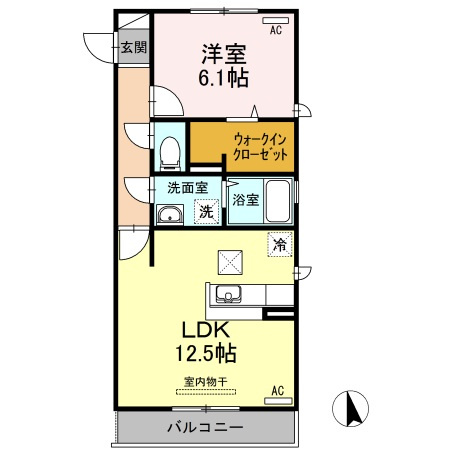 ルミエール　Ｅ棟の間取り