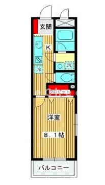 ベルーテの間取り