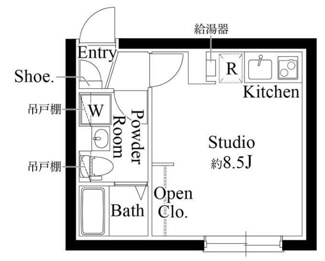 【間取り】 | ＣＡＳＡ　ＰＩＡＺＺＡ　新蒲田 | 間取りです。
