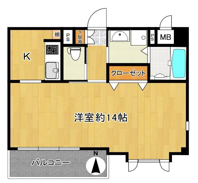 レフィナード茨木の間取り