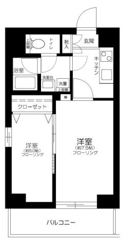 音楽マンション セレナーデ東長崎の間取り
