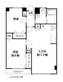 【間取り】 | 調布住宅 | 間取りです。