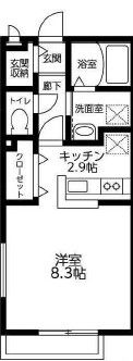 アルトピーノの間取り|間取りです。