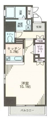 コンフォート両国の間取り|間取りです。