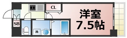 【間取り】 | クレスト新今里　仲介手数料無料