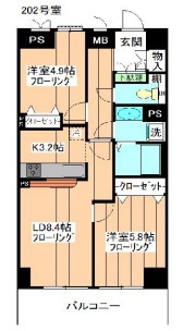 ヴィタノーバの間取り