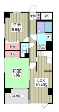 ＮＢＭの間取り|間取りです。