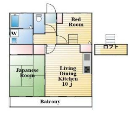 プレステージ新井の間取り|間取りです。