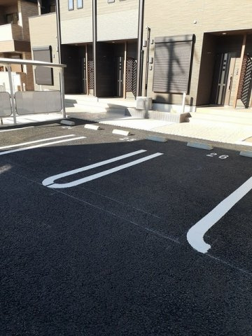 クオーレＡの駐車場