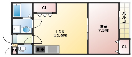 【間取り】 | リレックス鳳中町