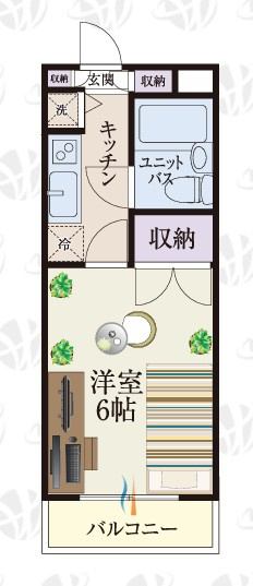 【間取り】 | b’CASA太田細谷re-born A棟 | 「b’CASA太田細谷re-born A棟」