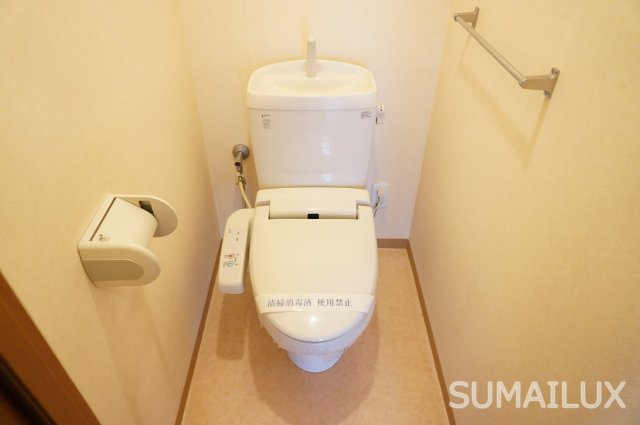 熊本市中央区南熊本５丁目の賃貸マンションのトイレ