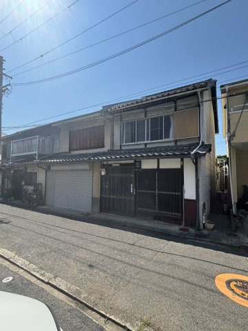岸和田市南町　古家付き土地の外観