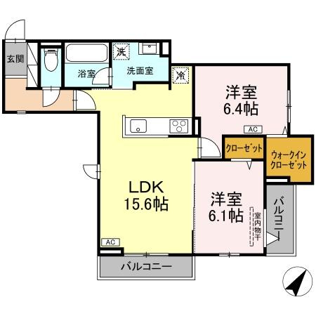 【新築】TORISIA向中野　Ⅳの間取り