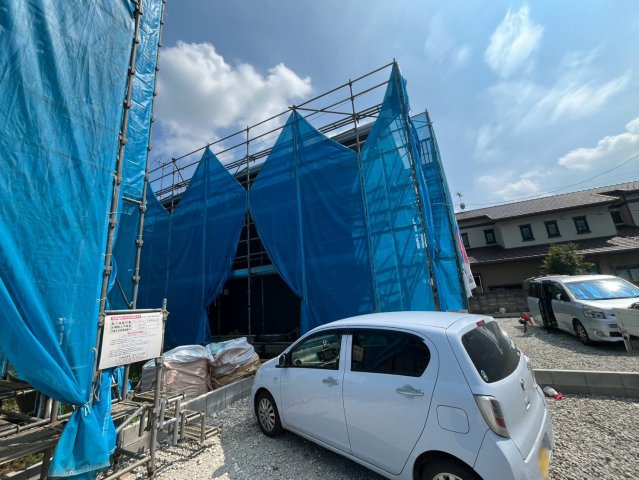【Cradle Garden】　下妻市二本紀　第２　全3邸の外観|〇２号棟〇
全居室南向き！
ストレージルーム付き収納豊富なお家です♪
2026年8月撮影