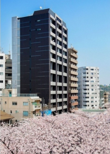パークフラッツ中目黒　ペット相談　ウォークインクロゼット　南向きの外観