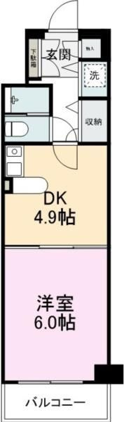 モアエミネンス西新宿の間取り