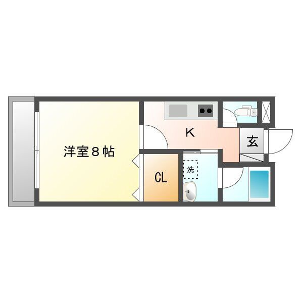 La　Maison　Bonheurの間取り