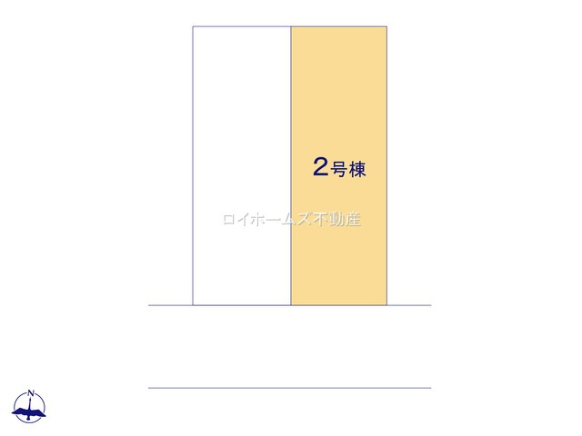 【区画図】 | 名古屋市瑞穂区田光町３丁目54-2『仲介料無料』新築戸建て | 2号棟