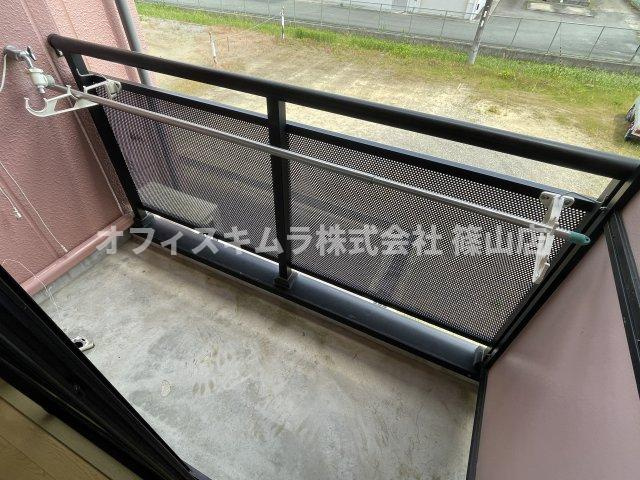 ラベンダーのバルコニー