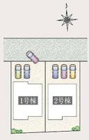 タマタウン羽生市南羽生Ⅱ　新築一戸建て　01の区画図|全2棟