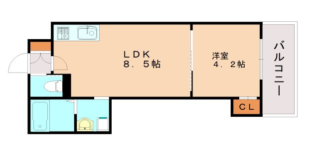 AXIA CITY 兵庫の間取り