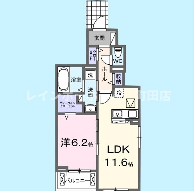 シャンティ長沢※初期費用分割あと払いサービス利用可能物件の間取り
