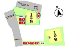 仲介手数料不要　よかタウンAdobe　Bloom‐Ｈ菊陽町大字久保田8期【菊陽中部小・菊陽中】の区画図