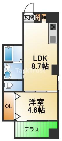 【間取り】 | LuXe内代町