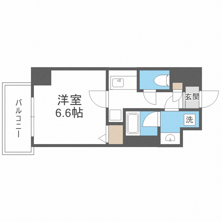 天王寺ルート25の間取り