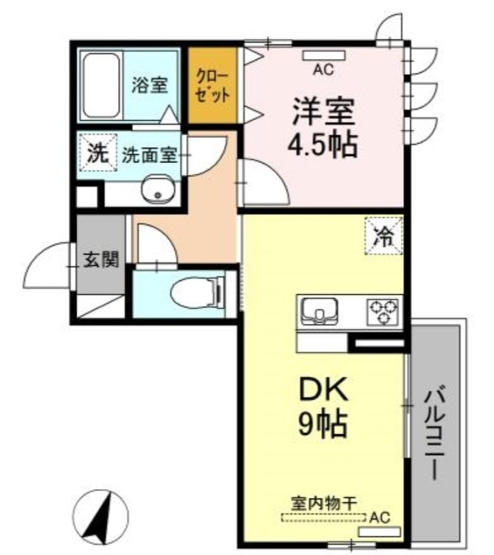 メルベーユの間取り