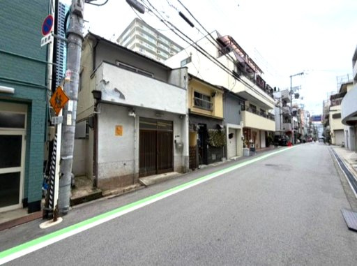 裏天満古家店舗の外観