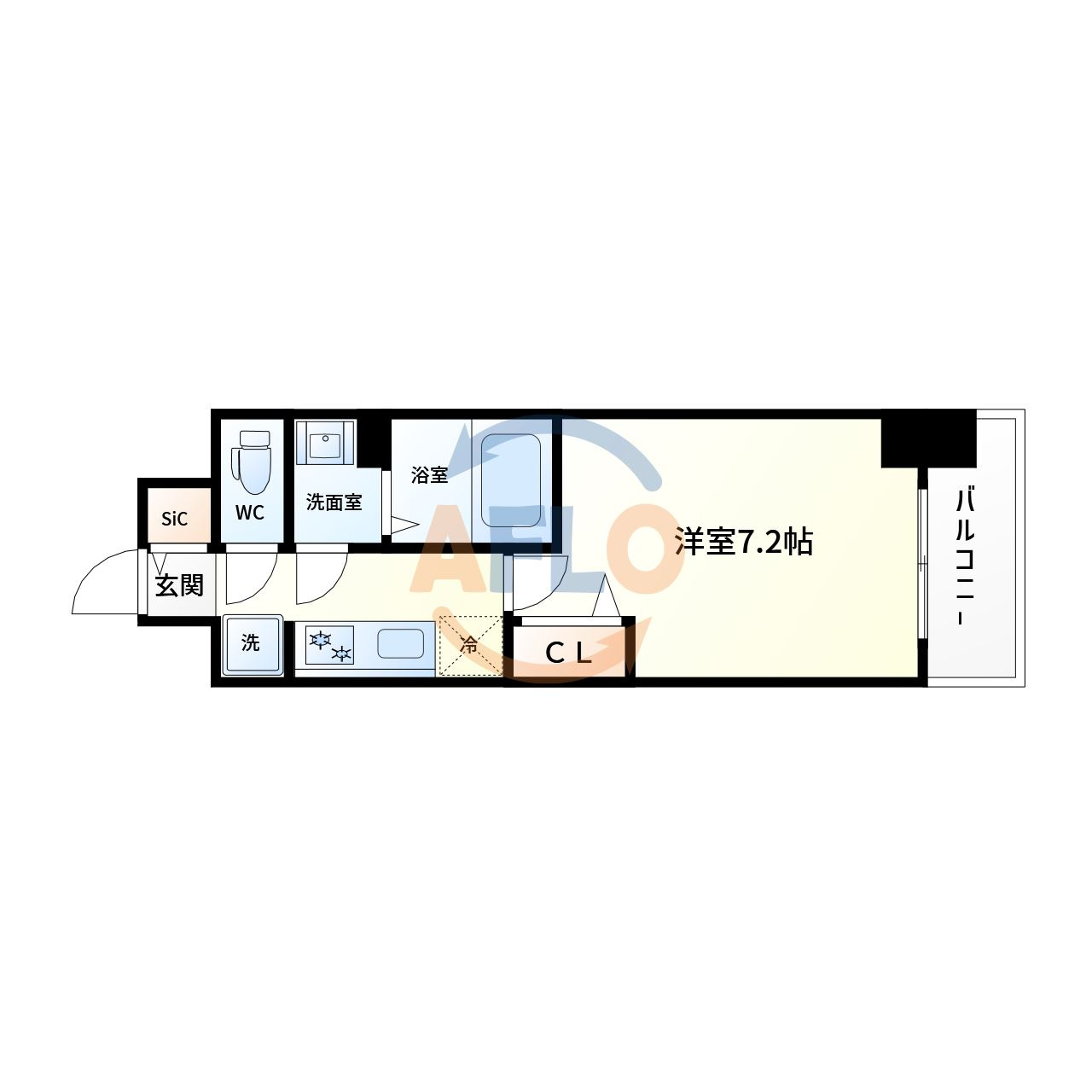 プレサンス大国町ラヴェニールの間取り|プレサンス大国町ラヴェニール　間取り