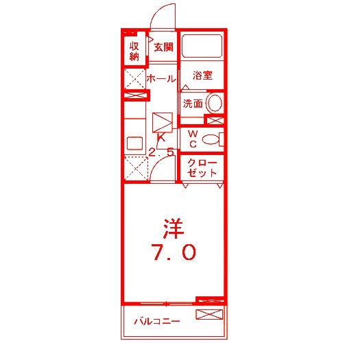 クラング フォリアの間取り