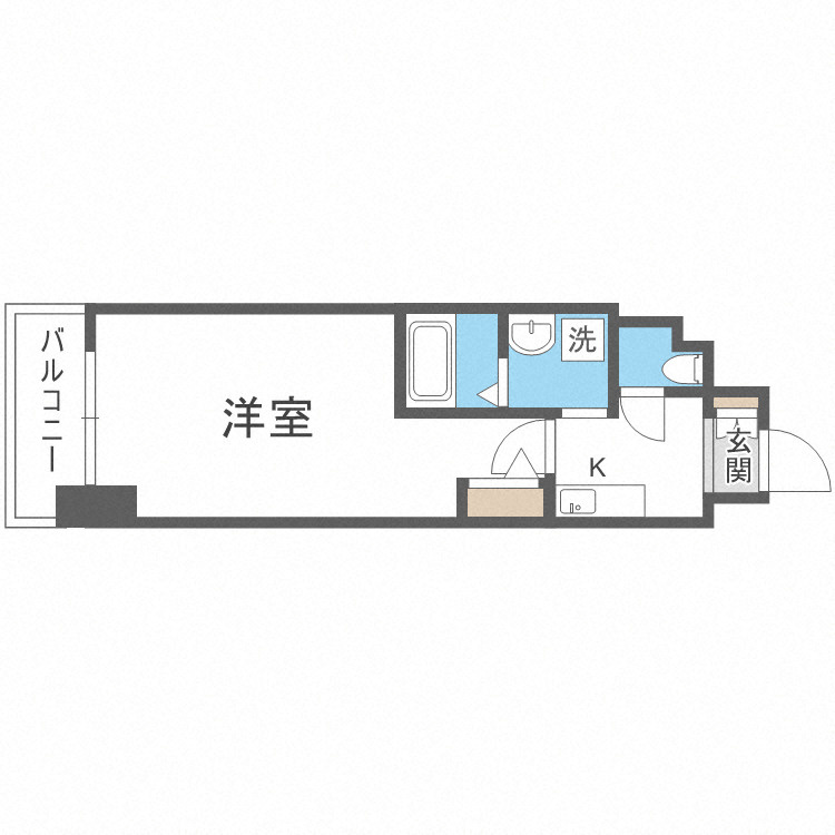 ＳＷＩＳＳ難波西の間取り