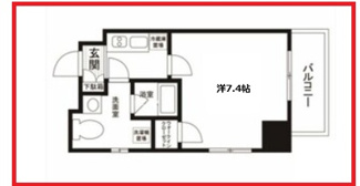 【間取り】 | エスペランサＫ錦糸町