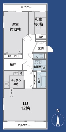 リフォーム・ＤＩＹでお好きなお部屋に変身させてみませんか☆平坦地で駅距離徒歩２分で専有面積87㎡でこの価格は可能性を感じられる物件かと思います♪な【ライオンズマンション戸部】の間取り