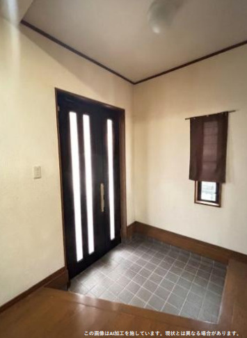 【玄関】 | 中央区黒髪6丁目 | ※この画像はAI加工を施しています。現状とは異なる場合があります。