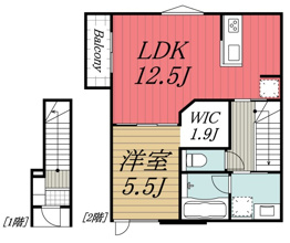 【間取り】 | レーニアクレストA棟