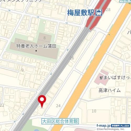 【地図】 | ザ・ヴァレッシア蒲田シティ