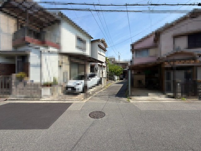 【前面道路含む現地写真】 | 深井中町　売土地 | ＪＲ阪和線「上野芝」駅までバス乗車１４分！バス停「中深井南」まで徒歩４分！毎日の通勤や通学に便利です♪