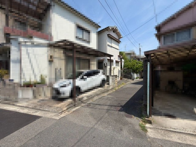 【前面道路含む現地写真】 | 深井中町　売土地 | 陽当たり良好な南向きの敷地ですよ！
