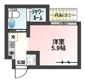 Ｇｌａｎｚ柳原の間取り|間取りです。