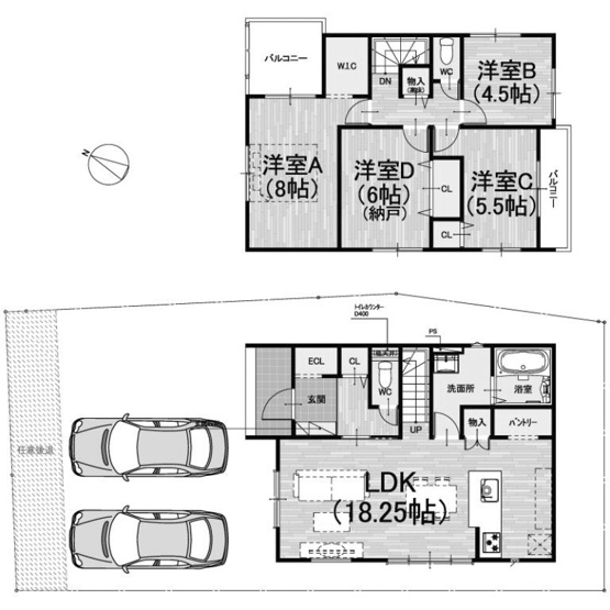 【間取り】 | 山田北ノ町　新築一戸建