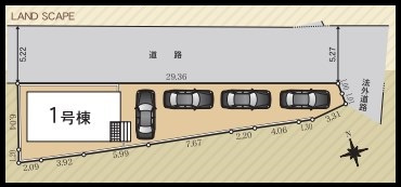 島田市稲荷　第7／の区画図