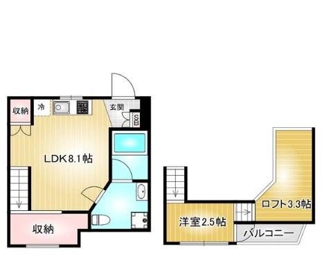 【間取り】 | iMezoN【名古屋市賃貸・デザイナーズ】